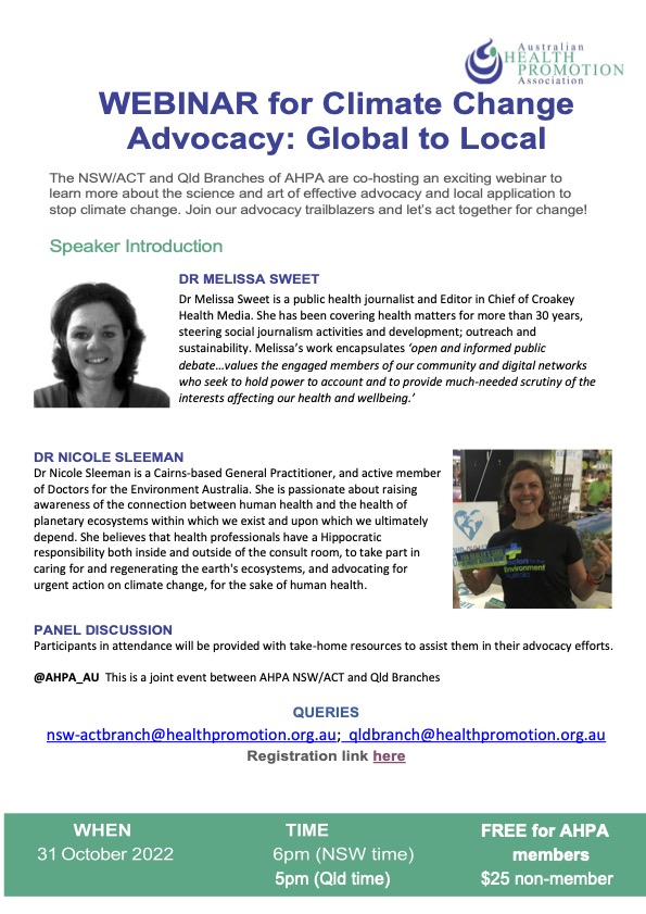 Webinar for local action to stop climate chage Flyer Final